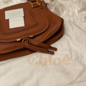 Authentic Chloe Med Marcie Calfskin Satchel